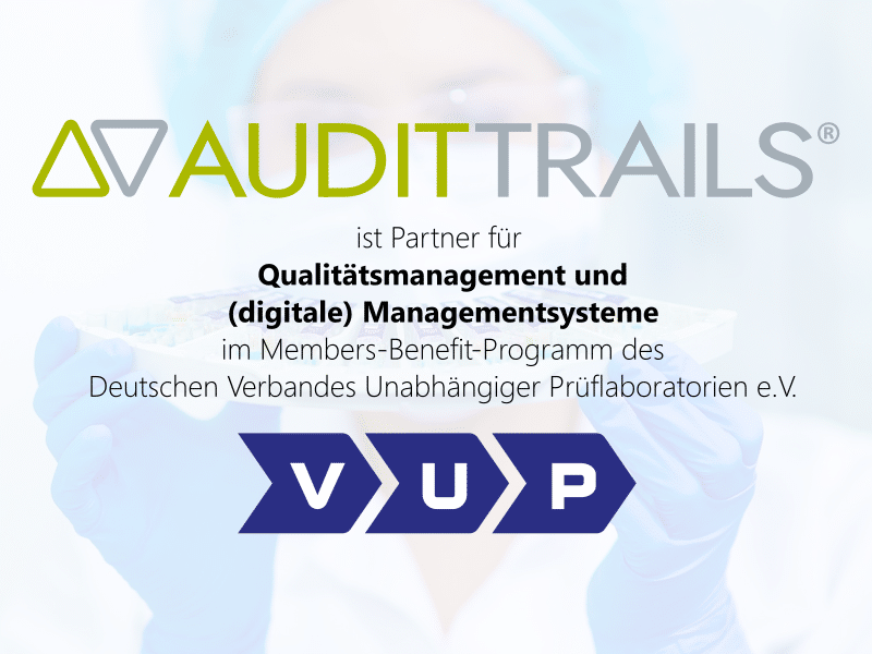 AUDITTRAILS ist Partner im Members-Benefit-Programm des VUP